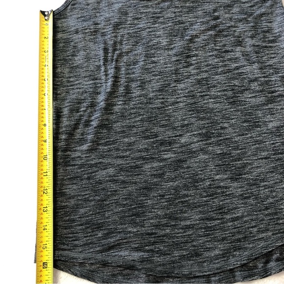 Lululemon Salute the Sun Singlet II Heathered Black Size 10/12? - Picture 8 of 9